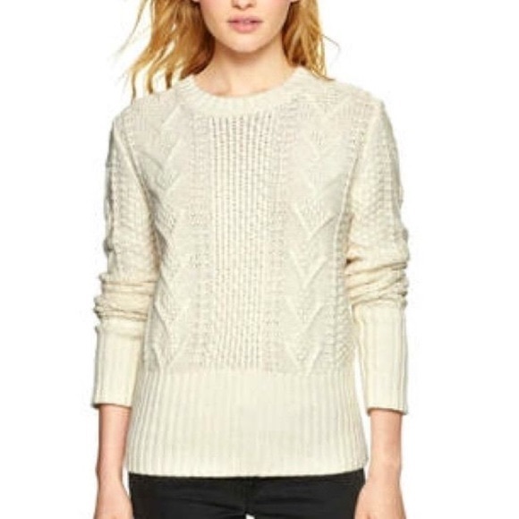 GAP | Sweaters | Gap Cream Cable Knit 
